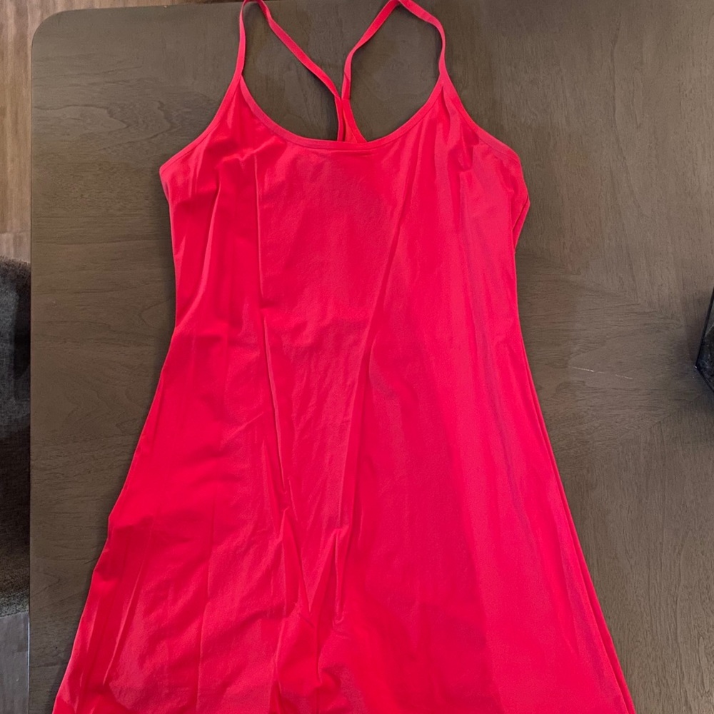 Red Outdoor Voices Exercise Dress